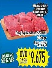 Promo Harga Daging Rendang Sapi Spesial per 100 gr - Hypermart