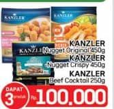 Promo Harga Kanzler Chicken Nugget + Crispy + Cocktail  - LotteMart