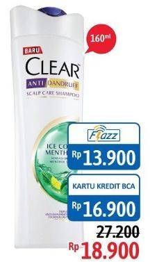 Promo Harga CLEAR Shampoo Anti Dandruff 160 ml - Alfamidi