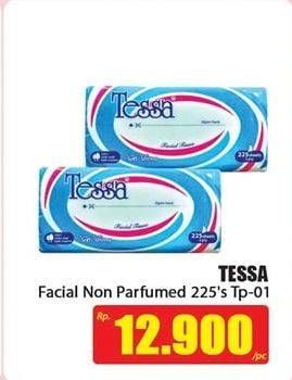 Promo Harga TESSA Facial Tissue TP01 225 pcs - Hari Hari