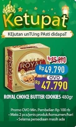 Promo Harga Danish Royal Choice Butter Cookies 480 gr - Hypermart