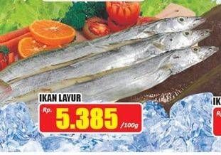 Promo Harga Ikan Layur per 100 gr - Hari Hari