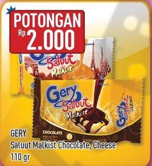 Promo Harga GERY Malkist Chocolate, Sweet Cheese 110 gr - Hypermart