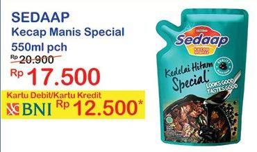 Promo Harga SEDAAP Kecap Manis Special 550 ml - Indomaret