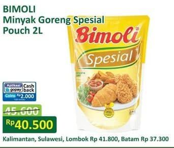 Promo Harga Bimoli Minyak Goreng Spesial 2000 ml - Alfamart