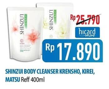 Promo Harga Shinzui Body Cleanser Kensho, Kirei, Matsu 420 ml - Hypermart