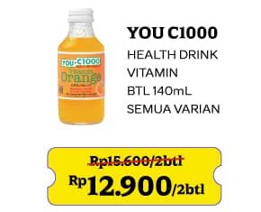 Promo Harga You C1000 Health Drink Vitamin All Variants 140 ml - Indomaret