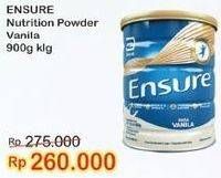 Promo Harga ENSURE Nutrition Powder FOS Vanila 900 gr - Indomaret