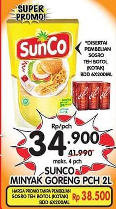 Promo Harga Sunco Minyak Goreng 2000 ml - Superindo