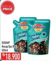 Promo Harga SEDAAP Kecap Manis Kedelai Hitam Special 550 ml - Hypermart