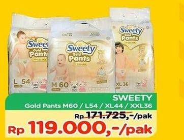 Promo Harga Sweety Gold Pants M60, L54, XL44, XXL36  - TIP TOP