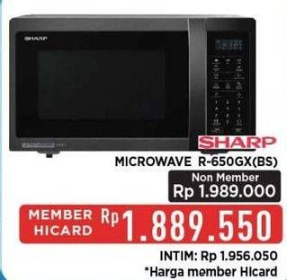 Promo Harga Sharp R-650GX (BS)  - Hypermart