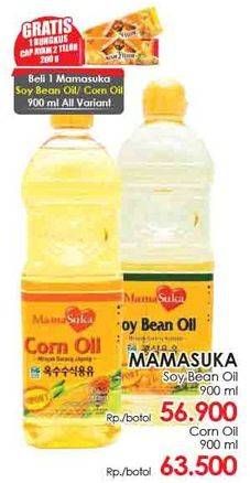 Promo Harga MAMASUKA Corn Oil 900 ml - Lotte Grosir