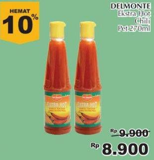 Promo Harga DEL MONTE Sauce Chilli 270 ml - Giant
