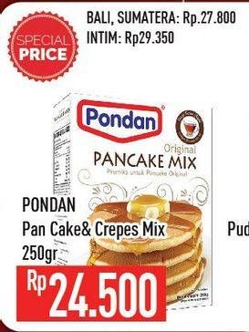 Promo Harga PONDAN Pancake Mix/Pancake Crepes 250gr  - Hypermart