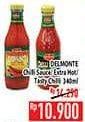 Promo Harga DEL MONTE Sauce Extra Hot Chilli, Tasty Chilli 340 ml - Hypermart