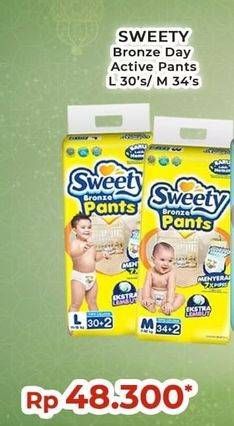 Promo Harga Sweety Bronze Pants M34, L30 30 pcs - Indomaret