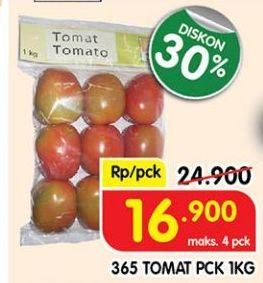 Promo Harga 365 Tomat 1000 gr - Superindo