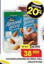Promo Harga Blue Diamond Almond Breeze Milk Chocolate, Milk Original, Milk Vanilla 946 ml - Superindo