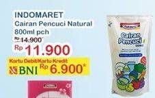 Promo Harga INDOMARET Cairan Pencuci Natural 800 ml - Indomaret