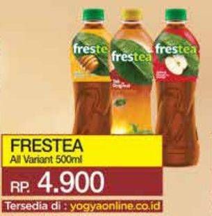 Promo Harga Frestea Minuman Teh All Variants 500 ml - Yogya