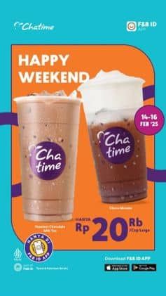 Promo Harga Happy Weekend  - Chatime