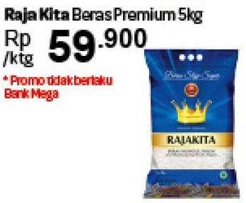 Promo Harga Raja Kita Beras Premium 5 kg - Carrefour