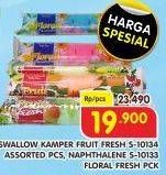Promo Harga SWALLOW Kamper Fruit Fresh/Floral Fresh  - Superindo