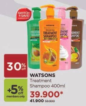 Promo Harga WATSONS Treatment Shampoo 400 ml - Watsons