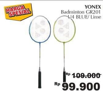Promo Harga YONEX Raket Badminton Blue, Lime  - Giant