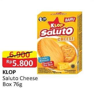Promo Harga KLOP Saluto Cheese 76 gr - Alfamart