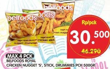 Promo Harga BELFOODS Royal Nugget 500 gr - Superindo