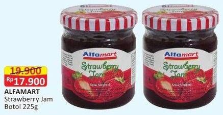 Promo Harga ALFAMART Selai Strawberry 225 gr - Alfamart