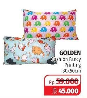 Promo Harga GOLDEN Cushion Fancy Printing 30x50cm  - Lotte Grosir