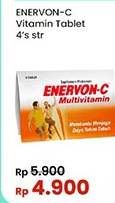 Promo Harga Enervon-c Multivitamin Tablet 4 pcs - Indomaret