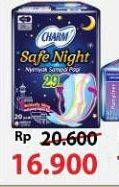 Promo Harga Charm Safe Night Wing 29cm 20 pcs - Alfamart