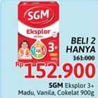 Harga SGM Eksplor 3+ Susu Pertumbuhan Coklat, Madu, Vanila 900 gr  x 2 box di Alfamidi