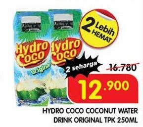 Promo Harga Hydro Coco Minuman Kelapa Original 250 ml - Superindo