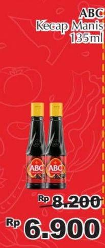 Promo Harga ABC Kecap Manis 135 ml - Giant