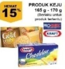 Promo Harga PROCHIZ/KRAFT Keju  165gr - 170gr  - Giant