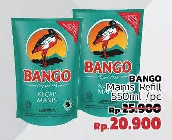 Promo Harga BANGO Kecap Manis 550 ml - LotteMart