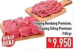 Promo Harga Daging Rendang Sapi Premium per 100 gr - Hypermart