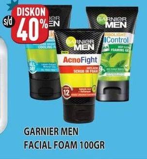 Promo Harga Garnier Men Facial Foam  - Hypermart