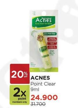 Promo Harga ACNES Point Clear 9 ml - Watsons