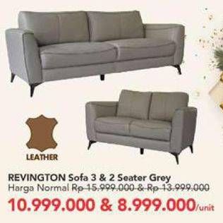 Promo Harga Revington Sofa 2 & 3 Seater  - Carrefour