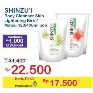 Promo Harga Shinzui Body Cleanser Kirei, Matsu 420 ml - Indomaret