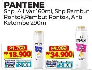 Promo Harga Pantene Shampoo All Variants 160 ml - Alfamart