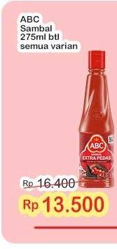 Promo Harga ABC Sambal All Variants 275 ml - Indomaret