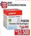 Promo Harga PIGEON Peristaltic Nipple Slim Neck L 1 pcs - Hypermart