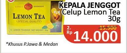 Promo Harga Kepala Djenggot Teh Celup Lemon Tea 30 gr - Alfamidi